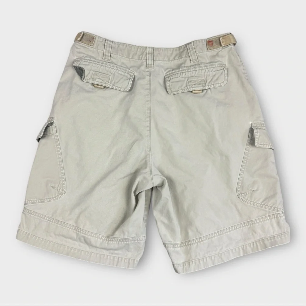 Rue21 Rue Jeans Mens Cargo Shorts Tan Khaki Cotton Size 34 Adjustable‎ Waist